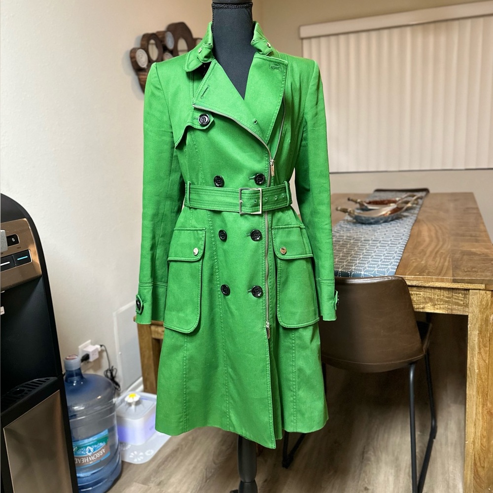 Karen Millen Emerald Green Trenchcoat